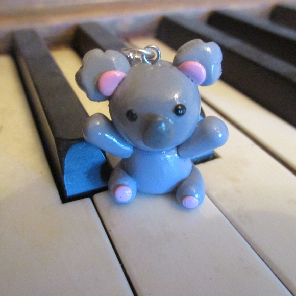 0whovian0 Other - Handmade Polymer Clay Koala Charm